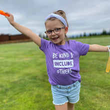Load image into Gallery viewer, Be Kind & Include Others Youth Crew - Lavender