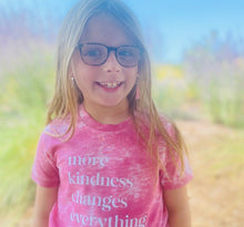 Load image into Gallery viewer, More Kindness Changes Everything. Youth Tie Dye Crew