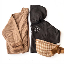 Load image into Gallery viewer, Stand Up & Stand Together. Women's Boxy Zip Hoodie CJF x LR