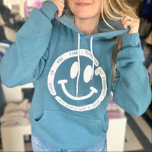 Load image into Gallery viewer, Stand Up & Stand Together Hoodie ~ Teal CJF x LR