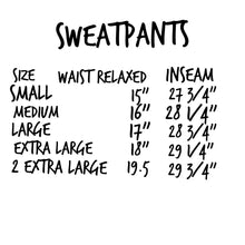 Load image into Gallery viewer, Advocate. Resilience. Never Give Up. Garment-Dyed Sweatpants