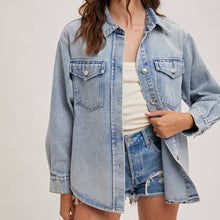 Load image into Gallery viewer, Denim Shirt Jackets