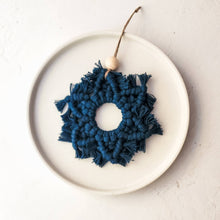 Load image into Gallery viewer, Macrame Snowflake Ornaments