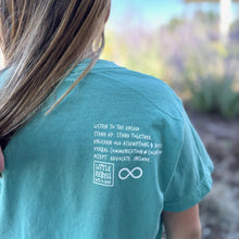 Load image into Gallery viewer, Support the Disability Community. Garment-dyed Tee (youth + adult)