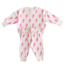Load image into Gallery viewer, Jogger Set | Pink Bolts