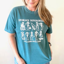 Load image into Gallery viewer, Embrace Differences. Garment-Dyed Tees