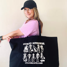 Load image into Gallery viewer, Embrace Differences Extra Large Tote