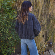 Load image into Gallery viewer, Quilted Mineral Washed Jacket