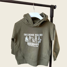 Load image into Gallery viewer, Inclusion Means EVERYbody Toddler Hoodie