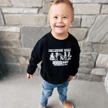 Load image into Gallery viewer, Inclusion Means EVERYbody Toddler Sweatshirt
