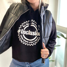 Load image into Gallery viewer, We Should Be Friends.#Inclusion Women's Boxy Hoodie