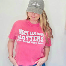 Load image into Gallery viewer, Inclusion Matters Garment-Dyed Crew