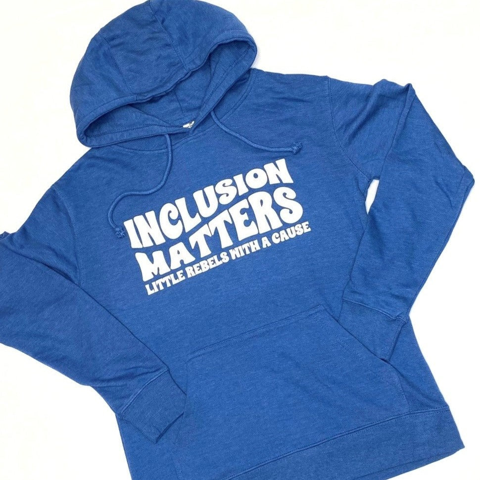 Inclusion Matters Hoodie - Heather Royal