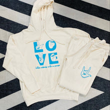 Load image into Gallery viewer, LOVE Garment-Dyed Hoodie