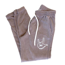 Load image into Gallery viewer, I LOVE YOU Garment-Dyed Sweatpants
