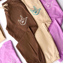 Load image into Gallery viewer, I LOVE YOU Garment-Dyed Sweatpants