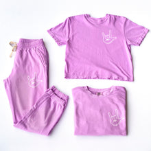 Load image into Gallery viewer, I LOVE YOU Garment- Dyed Crewneck & Hoodie