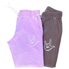 Load image into Gallery viewer, I LOVE YOU Garment-Dyed Sweatpants