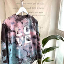 Load image into Gallery viewer, LOVE Tie Dye Sweatshirt