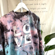 Load image into Gallery viewer, LOVE Tie Dye Sweatshirt