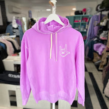 Load image into Gallery viewer, I LOVE YOU Garment- Dyed Crewneck & Hoodie