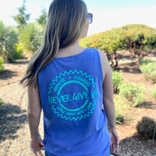 Load image into Gallery viewer, Advocate. Resilience. Never Give Up. Garment-dyed Tank