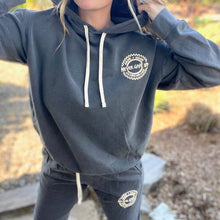 Load image into Gallery viewer, Advocate. Resilience. Never Give Up. Garment-Dyed Hoodies (2 colors!)