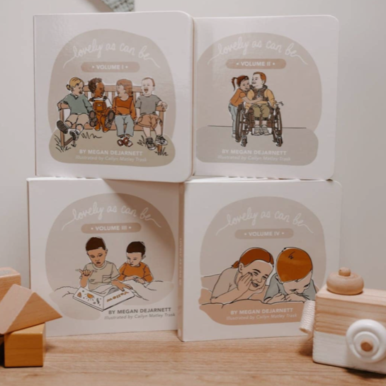 Lovely As Can Be 4 Board Book Set by No Such Thing Co