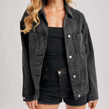 Load image into Gallery viewer, Denim Oversized Jacket