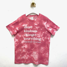 Load image into Gallery viewer, More Kindness Changes Everything. Youth Tie Dye Crew