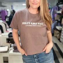 Load image into Gallery viewer, Raise Kind Kids. Boxy Tee