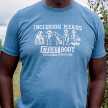 Load image into Gallery viewer, Inclusion Means EVERYbody Crew ~ Slate Blue (youth + adult)