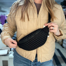 Load image into Gallery viewer, Aim High  Woven Neoprene Belt Bag