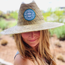 Load image into Gallery viewer, Advocate. Resilience. Never Give Up. Straw Hat