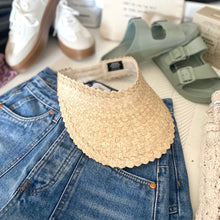 Load image into Gallery viewer, Playa Straw Visor