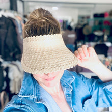 Load image into Gallery viewer, Playa Straw Visor