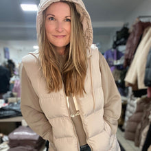 Load image into Gallery viewer, Hooded Longline Puffer Vest
