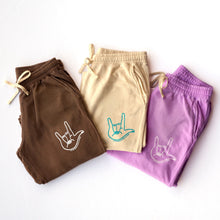 Load image into Gallery viewer, I Love You Garment-Dyed Sweatpants ~ Ivory