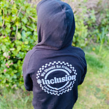 Load image into Gallery viewer, We Should Be Friends.#Inclusion Youth Zip Hoodies