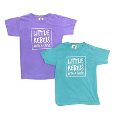 Load image into Gallery viewer, Little Rebels with a Cause Youth Logo Crew ~ Garment Dyed