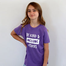 Load image into Gallery viewer, Be Kind & Include Others Youth Crew - Lavender