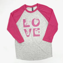 Load image into Gallery viewer, LOVE Raglan Tee