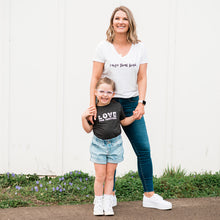 Load image into Gallery viewer, raise them kind Women's V-neck - White ~ SALE