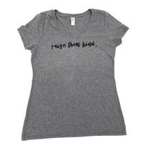 Load image into Gallery viewer, raise them kind Women's V-neck - Grey