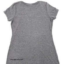Load image into Gallery viewer, raise them kind Women's V-neck - Grey