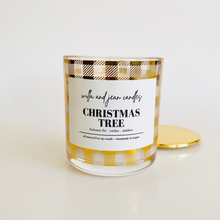Load image into Gallery viewer, Christmas Tree 8 oz (Plaid) candle
