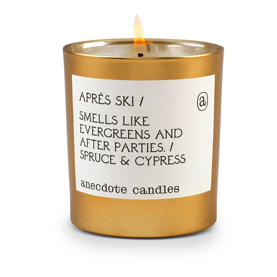Apres Ski (Spruce & Cypress) Gold Tumbler Candle