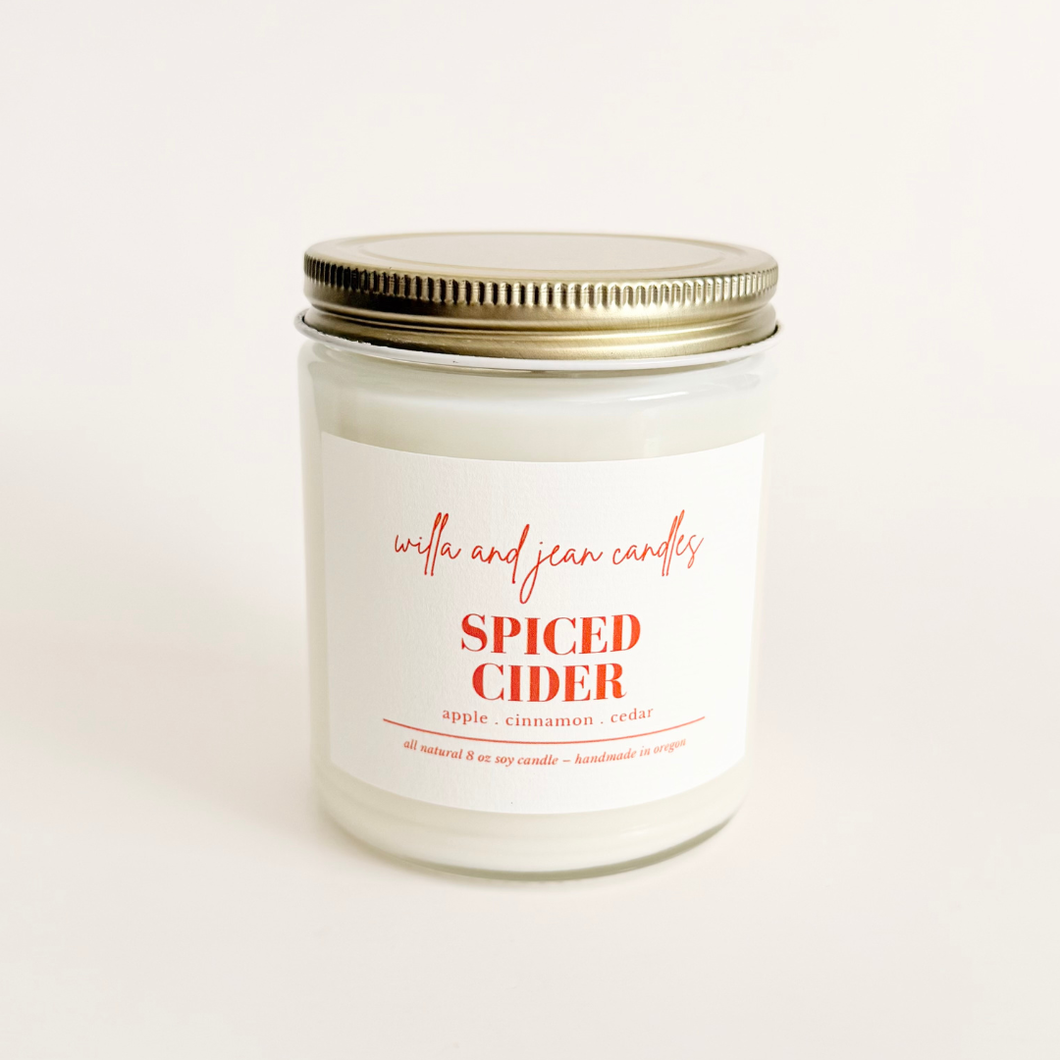 Spiced Cider 8 oz candle