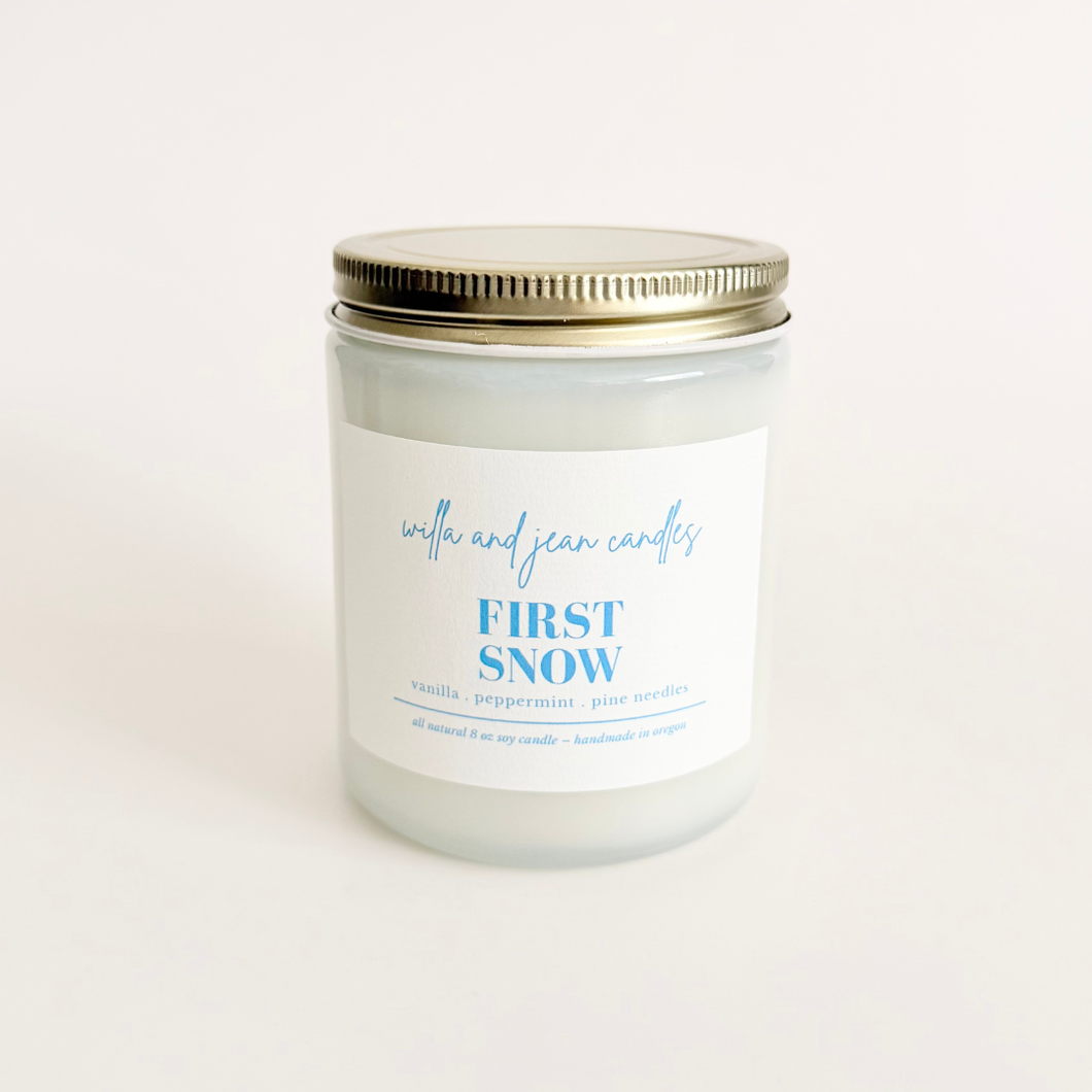 First Snow 8 oz Candle