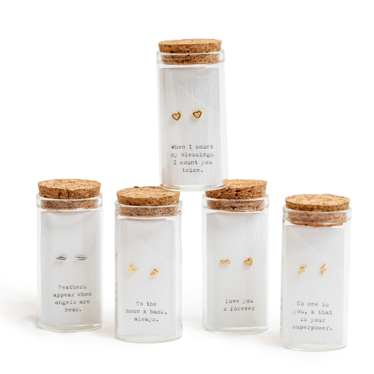 Message in a Bottle Earring Collection #2 - Assorted Set of 16
